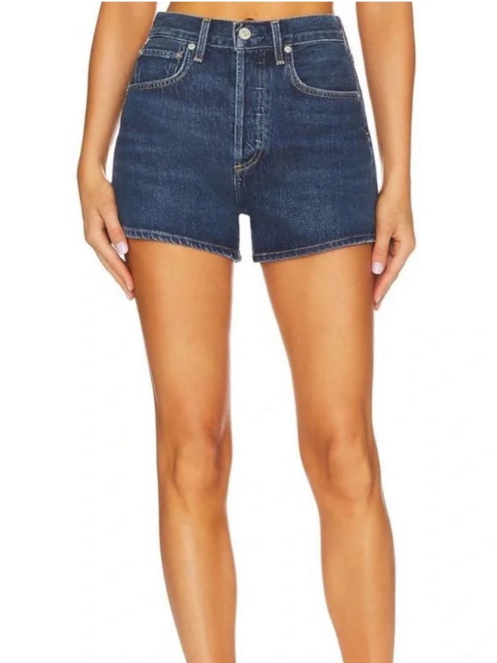 Citizens of Humanity Marlow Jean Shorts Dark Wash